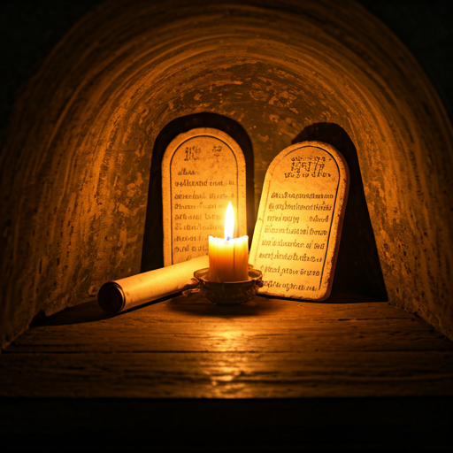 Detail of an alchemist's lab with bubbling potions and ancient manuscripts